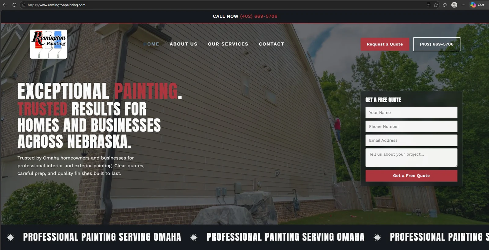 Remington Painting website