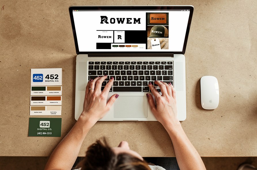 Rowem Products branding and identity design