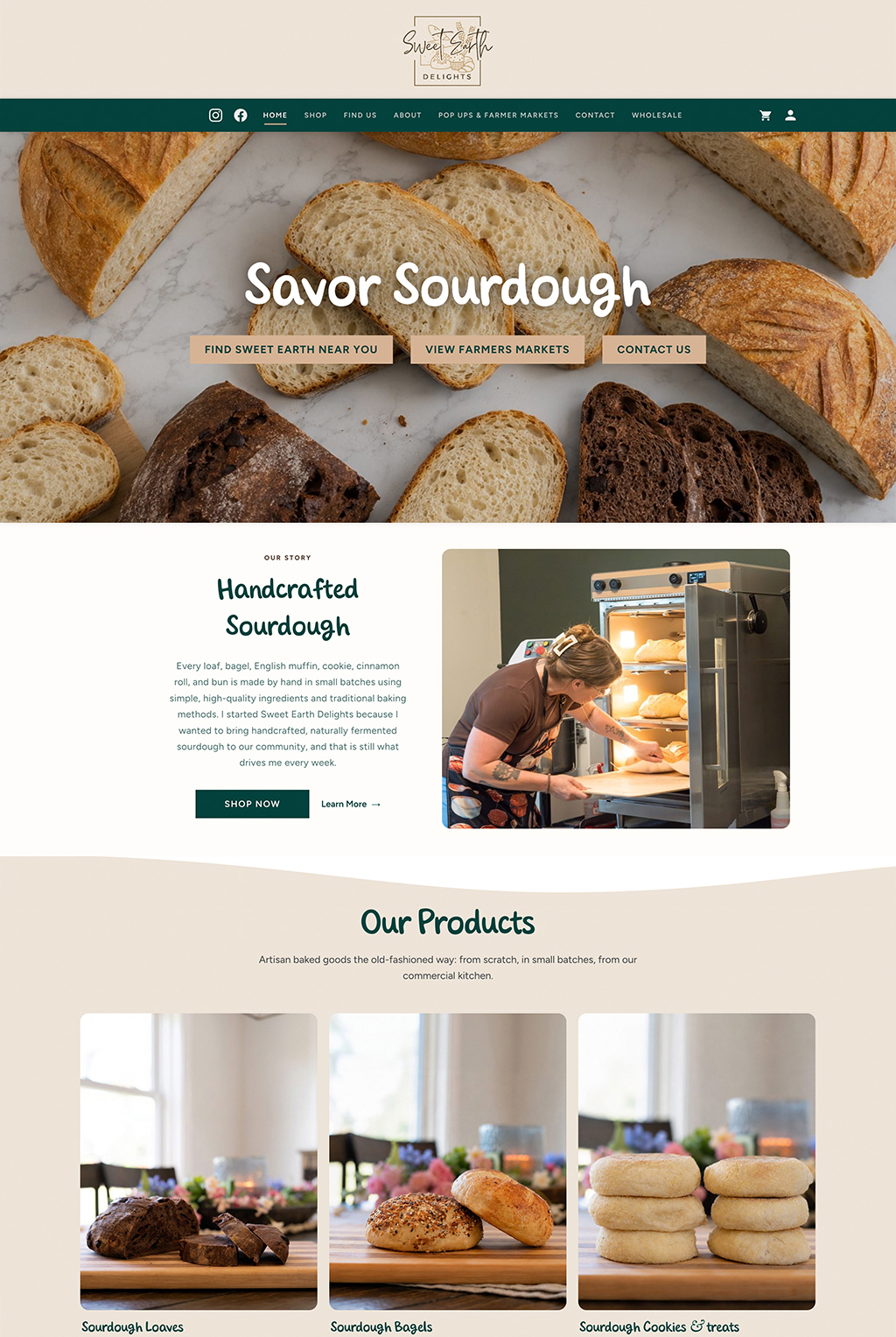Sweet Earth Delights full website