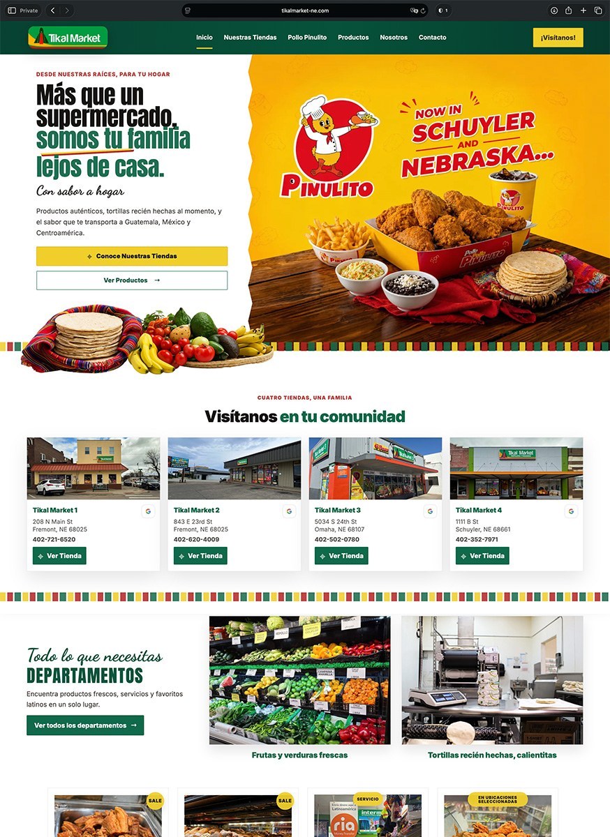 El Tikal Market website